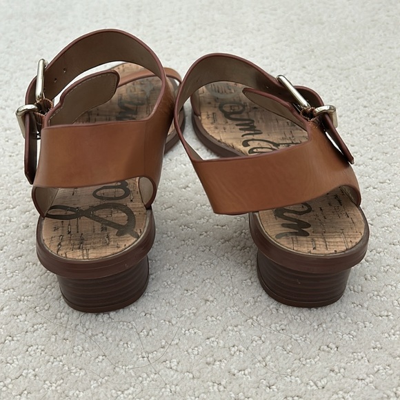 Sam Edelman Brown Sandals with Silver Buckle - Picture 7 of 14